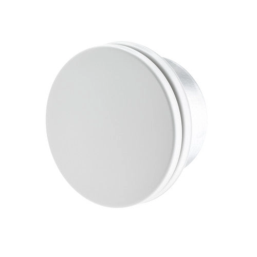 pro Zuluftventil mit geradem Ventilteller, NW 080mm, Befestigung durch Klemmfedern, weiß RAL9010