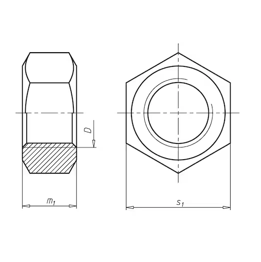 Würth Sechskantmutter M10