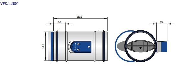 Trox Volumenstromregler VFC/200/E01
