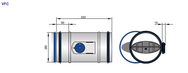 Trox Volumenstromregler VFC/200